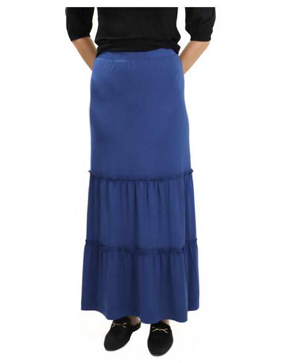 Jersey Tiered Skirt